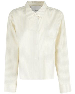 Herskind Striped Long-Sleeve Shirt - White