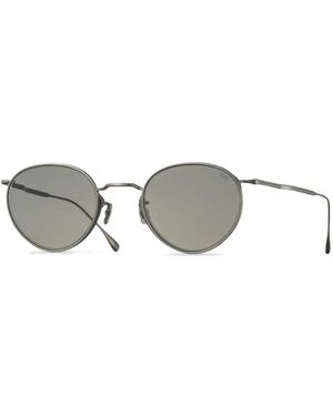 Eyevan 7285 193 Round-Frame Sunglasses - Metallic