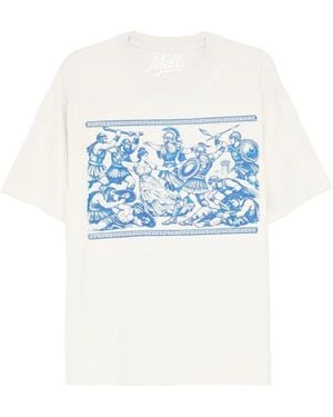 Melt Graphic-Print T-Shirt - Blue