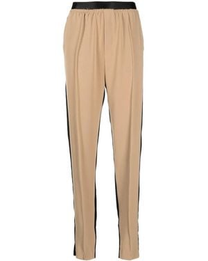 Undercover Colour-Block Cotton Trousers - Natural