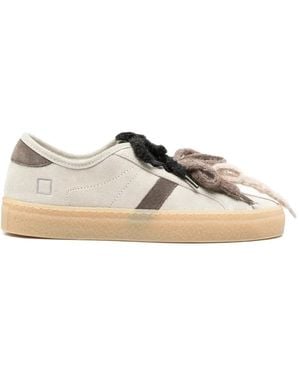 Date Tender W Suede Lace-Up Sneakers - Natural