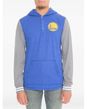 Mitchell & Ness Nba Golden State Warriors Mid-Season Hoodie - Blue