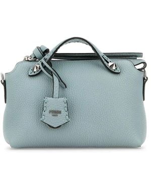 Fendi Borsa Tote By The Way Selleria Mini - Blu