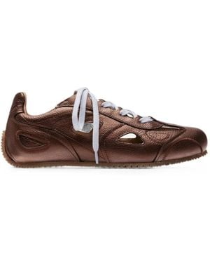Axel Arigato Slow Ballet Cut-Out Leather Sneakers - Brown