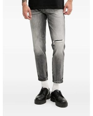 HUGO Jeans im Distressed-Look - Grau