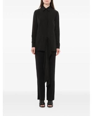 Givenchy Waist-tie Shirt - Black