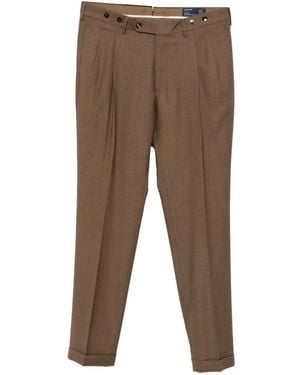 Berwich Pantalon De Tailleur À Détails Plissés - Black