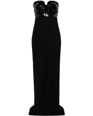 Roland Mouret Panelled-Design Dress - Black