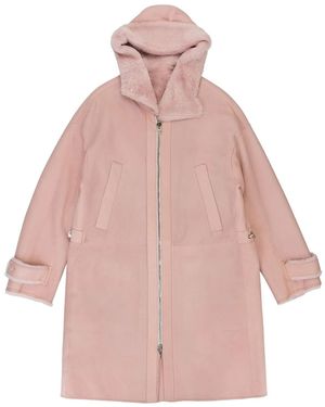 Loro Piana Abrigo Con Doble Cara - Rosa