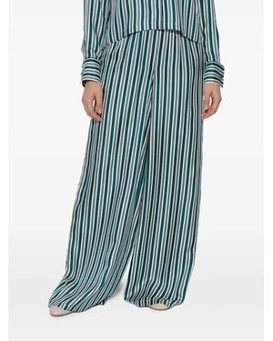 Max Mara Ladino Striped Pants - Green