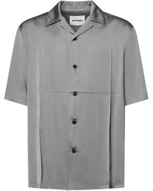 Jil Sander Klassisches Hemd - Grau