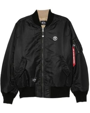 Aape By A Bathing Ape Moonface Jack - Zwart