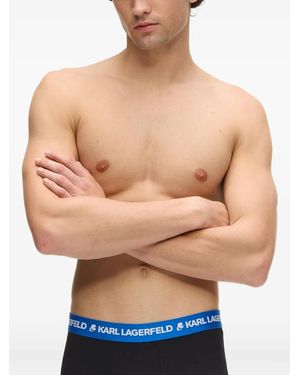 KARL LAGERFELD Logo Boxers - Blue