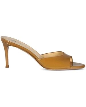 Roberto Festa Boa Round-Toe Sandals - Metallic