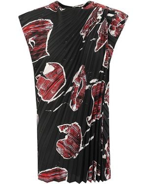 Colville Geplooide Top - Zwart