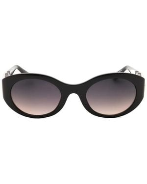 Guess Oval-Frame Sunglasses - Black