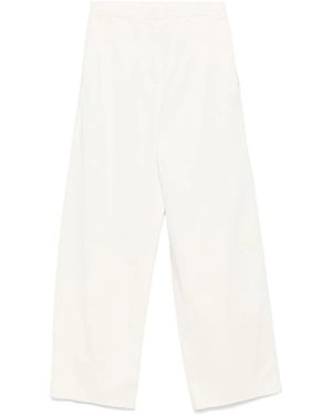 N°21 Twill-Weave Pants - White