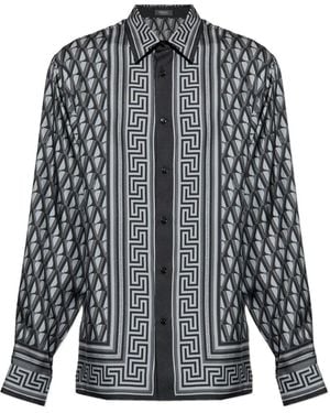 Versace Silk Shirt - Black