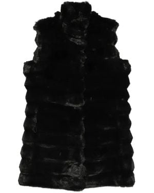 Rrd Faux-Fur Paneled Gilet - Black