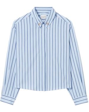 Claudie Pierlot Oversized Striped Shirt - Blue