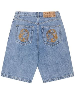 BBCICECREAM Embroidered Logo Denim Shorts - Blue
