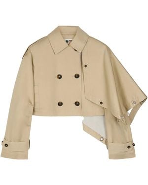 Ports 1961 Asymmetric Trench Jacket - Natural