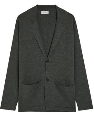 John Smedley Narah Notched-Lapel Cardigan - Green