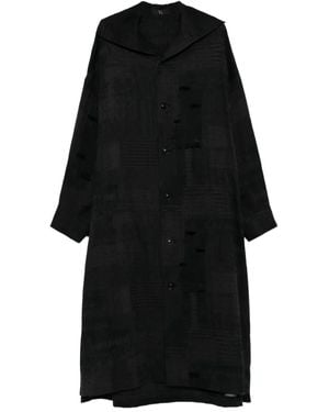 Y's Yohji Yamamoto パターン コート - ブラック