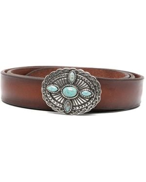 Orciani Ceinture Bull Soft En Cuir - White