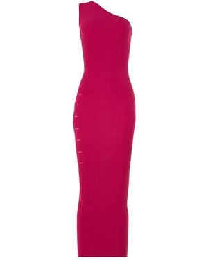 Wolford Vestido Midi Slash - Rosa
