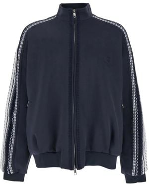 WOOYOUNGMI Pullover Mit Logo-Stickerei - Blau