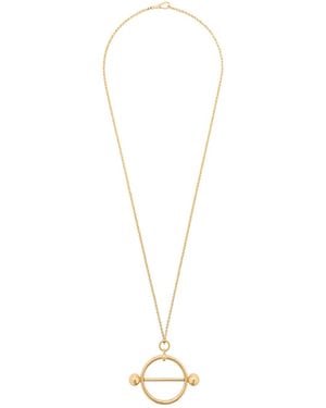 JW Anderson Colgante De Disco - Blanco