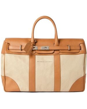 Brunello Cucinelli Vachetta Tasche - Braun