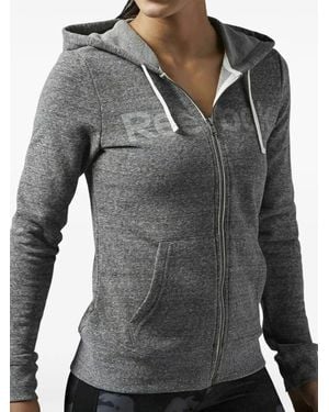 Reebok Elements Logo Zip-Up Hoodie - Gray