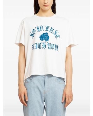 Second/Layer Graphic T-Shirt - White