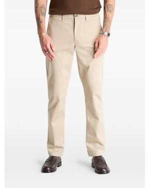 Tommy Hilfiger Logo-Patch Trousers - Natural