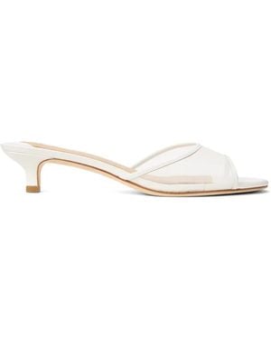 Ralph Lauren Francesca Mesh Mules - White