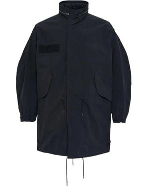 Fumito Ganryu Zip-Up Coat - Blue