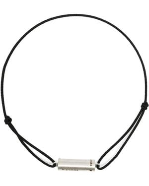Le Gramme Engraved-Logo Bracelet - Metallic