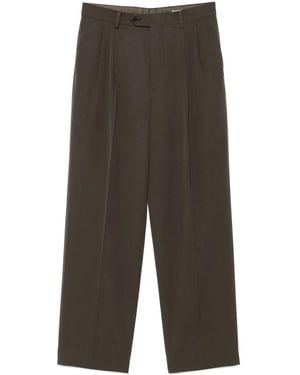 AURALEE Wool Tailored Trousers - Grey