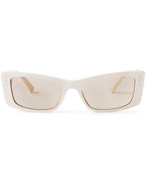 Jimmy Choo Lexy スクエアフレーム サングラス - ナチュラル