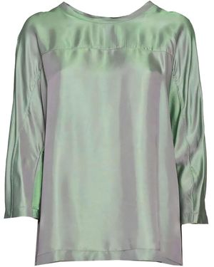 Aspesi Iridescent Blouse - Green