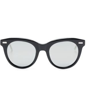 Thom Browne ジオメトリックフレーム サングラス - ブラック
