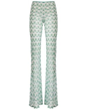 Missoni Pantalon De Plage À Imprimé Abstrait - Green