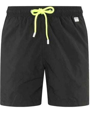 Mc2 Saint Barth Pantone Drawstring Swim Shorts - ブラック