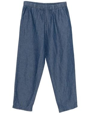Barena Elasticated-Waistband Trousers - Blue