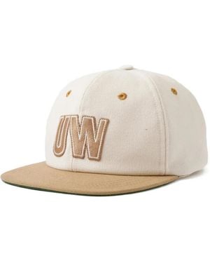 Universal Works Cappello Da Baseball Con Ricamo - Bianco