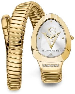 Christian Van Sant Naga Wrap-Around 22Mm Watch - Metallic