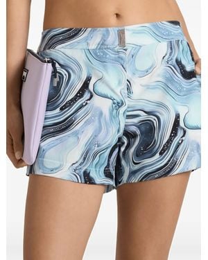 Vilebrequin Short De Bain À Effet Marbré - Blue