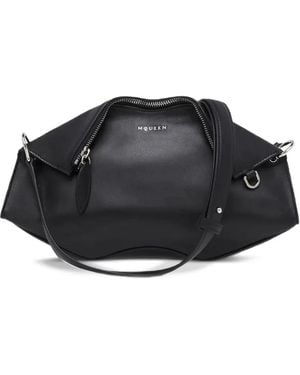 McQueen Zipped Clutch - Black
